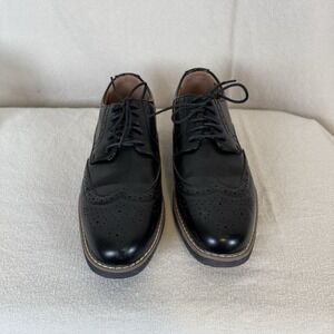 Deer Stags Joel Black Wing Tips 6M Comfort